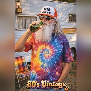 Vintage 1982 Old Fart truckers hat